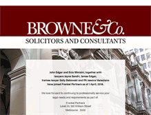 Tablet Screenshot of browneco.com.au